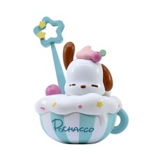 Yume Toys Hello Kitty and Friends Sanrio Memo Stand Party Time Series Mini Figure 7cm - Pochacoo - Plastmasas figūriņa