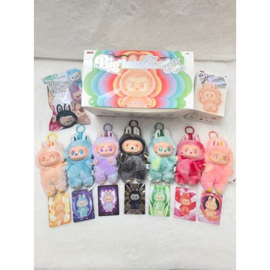 The Monsters Big into Energy series Plush Toy Blind Box - Plīša monstriņš /  Piekarināms aksesuārs / Somas piekariņš