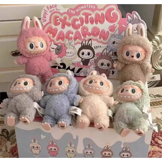 The Monsters Exciting Macaron series Plush Toy Blind Box
