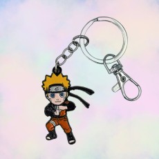 Naruto Shippuden Metal Keychain - Naruto