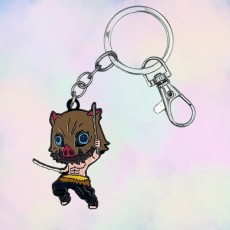 Demon Slayer Metal Keychain - Inosuke Hashibira