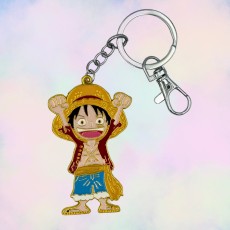 One Piece Metal Keychain - Monkey D.Luffy