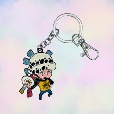 One Piece Metal Keychain - Trafalgar Law