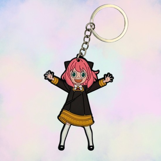 Spy x Family Handmade Rubber Keychain - Anya - Gumijas atslēgu piekariņš