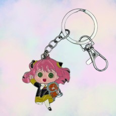 Spy x Family Metal Keychain - Anya - Metāla atslēgu piekariņš