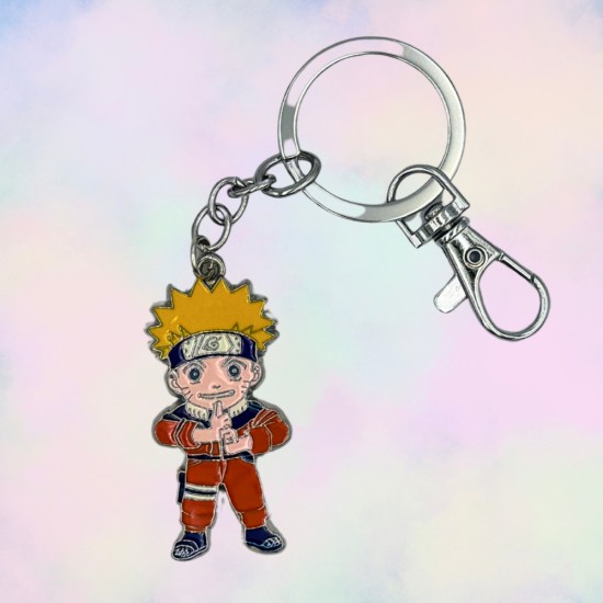 Naruto Shippuden Metal Keychain - Naruto - Metāla atslēgu piekariņš
