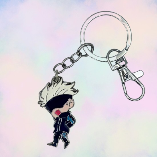 Jujutsu Kaisen Metal Keychain - Satoru Gojo - Metāla atslēgu piekariņš