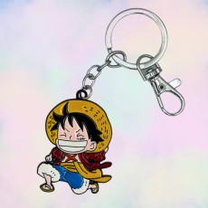 One Piece Metal Keychain - Monkey D.Luffy