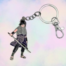 Naruto Shippuden Metal Keychain - Sasuke Uchiha