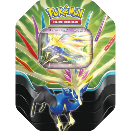 Pokemon Super Card Game TCG Trading Cards - Xerneas - Azure Legends Ex Tin EN - Kāršu spēle