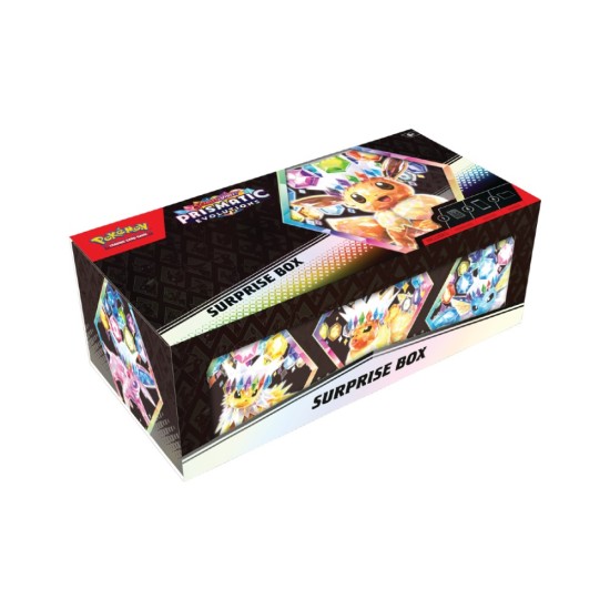 Pokemon Super Card Game TCG Trading Cards - Scarlet & Violet - Prismatic Evolutions - Surprise Box Collection EN - Kāršu spēle