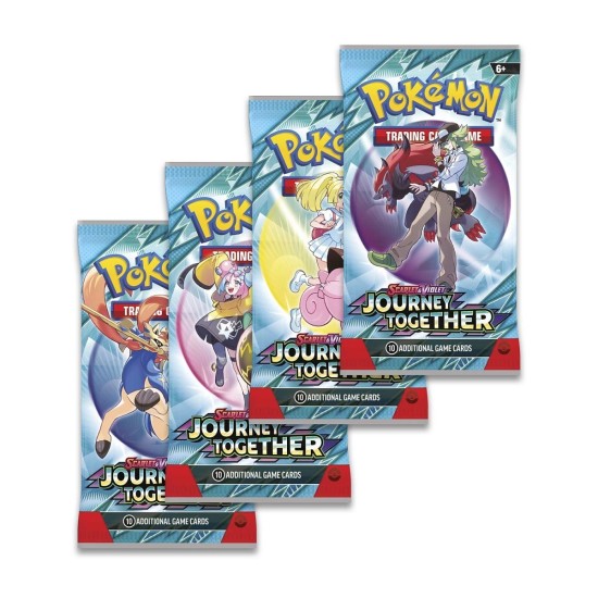 Pokemon Super Card Game TCG Trading Cards - Scarlet & Violet - Journey Together (10 cards) EN - Kāršu spēle