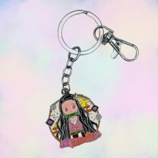 Demon Slayer Metal Keychain - Nezuko Kamado