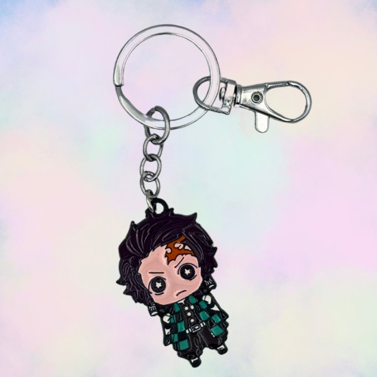 Demon Slayer Metal Keychain - Tanjiro Kamado