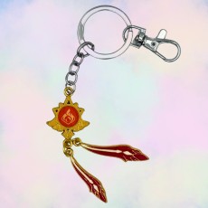 Genshin Impact Metal Keychain - Pyro