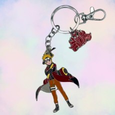 Naruto Shippuden Metal Keychain - Naruto