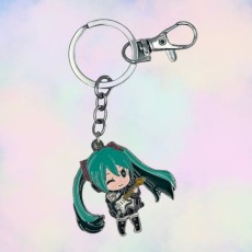 Hatsune Miku Metal Keychain - Hatsune Miku