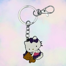 Hello Kitty Metal Keychain - Hello Kitty - Metāla atslēgu piekariņš