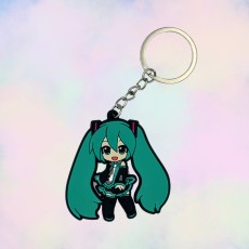 Hatsune Miku Handmade Rubber Keychain - Hatsune Miku