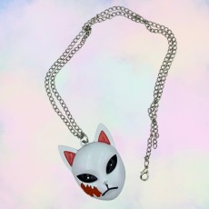 Demon Slayer Metal Necklace - Sabito Kitsune