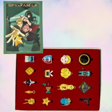 Spy x Family Metal Keychains Set (17.pcs)