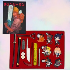 Chainsaw Man Metal Keychains Set (15.pcs)