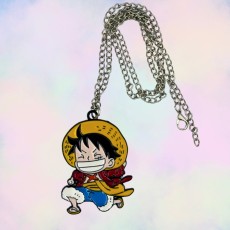 One Piece Metal Necklace - Monkey D.Luffy