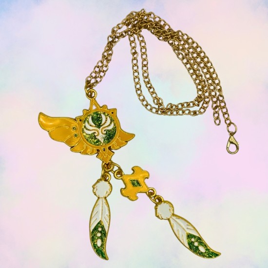 Genshin Impact Metal Necklace - Anemo - Metāla kaklarota