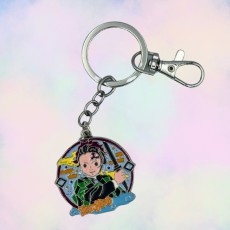 Demon Slayer Metal Keychain - Tanjiro Kamado