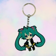 Hatsune Miku Handmade Rubber Keychain - Hatsune Miku