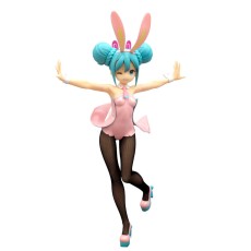 Furyu Hatsune Miku BiCute Bunnies Ver. Wink Pearl Pink Figure 30cm - Hatsune Miku - Plastic figure