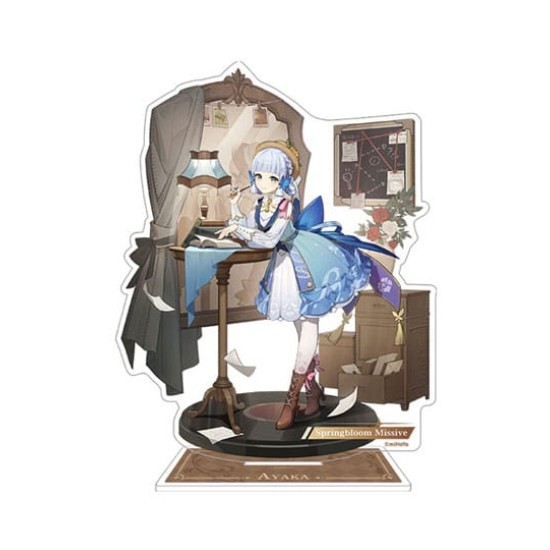 MiHoYo Genshin Impact Teyvat Style Series Acryl Figure 13cm - Diorama Kamisato Ayaka: Springbloom Missive - Akrila figūriņa