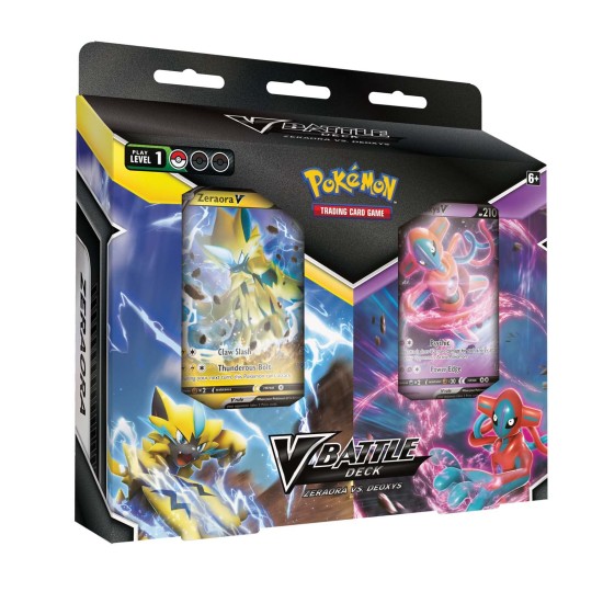 Pokemon Super Card Game TCG Trading Cards - Deoxys vs Zeraora V Battle Deck EN