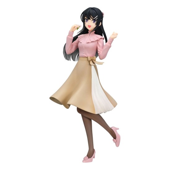 Furyu Rascal Does Not Dream of a Bunny Girl Senpai Trio-Try-iT Ver. Spring Outfit Figure 21cm - Mai Sakurajima - Plastmasas figūriņa