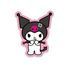 Herding Sanrio Hello Kitty Cushion / Pillow 36cm - Kuromi Smiling - Dekoratīvais spilvens
