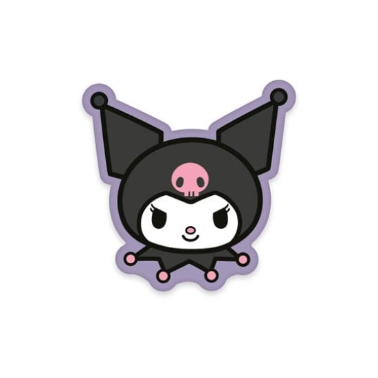 Herding Sanrio Hello Kitty Cushion / Pillow 36cm - Kuromi Face - Dekoratīvais spilvens