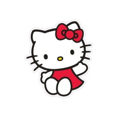 Herding Sanrio Hello Kitty Cushion / Pillow 36cm - Hello Kitty Red Dress - Dekoratīvais spilvens
