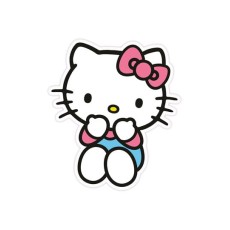 Herding Sanrio Hello Kitty Cushion / Pillow 36cm - Hello Kitty Blue Pants - Dekoratīvais spilvens