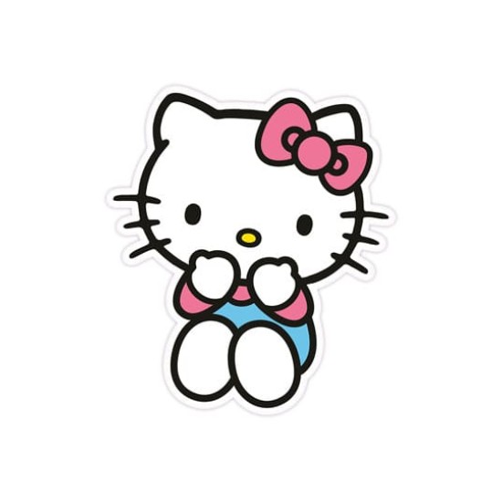 Herding Sanrio Hello Kitty Cushion / Pillow 36cm - Hello Kitty Blue Pants - Decorative pillow