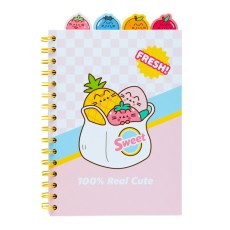 Grupo Erik Pusheen Fruits Project A5 Notebook 21 x 15cm - Блокнот
