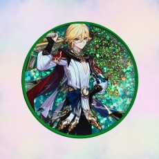Genshin Impact Acrylic Collectible Token with Glitter - Design 4