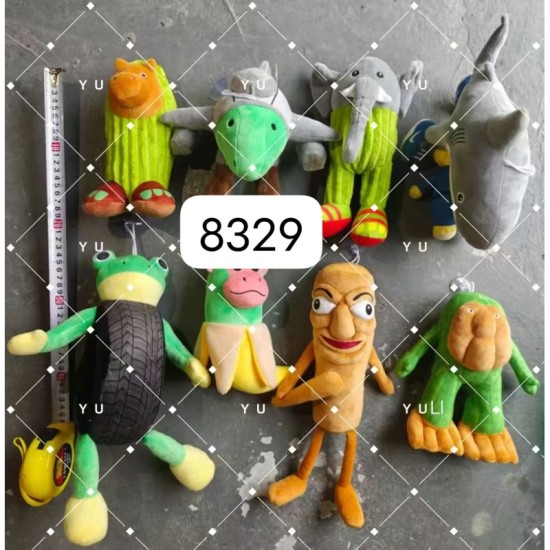 Italian Brainrot / AI Italian Animals Plush Toy - Lirili Larila - Plīša rotaļlieta / Atslēgu piekariņš