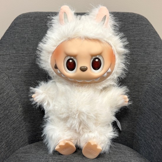 The Monsters Big Angel Plush Toy 38cm - Balts - Plīša monstriņš