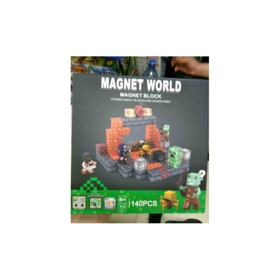 Minecraft Magnetic Blocks - 140 pcs. - Магнитные блоки / конструктор