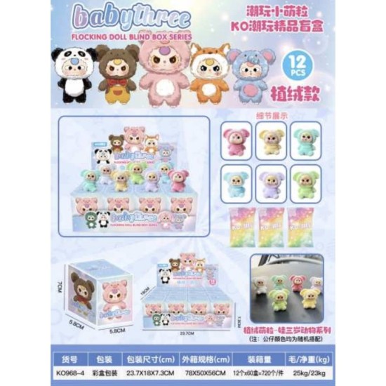 Crybaby V2 Flocking Doll Series Blind Box Random Figure - Пластмассовая фигурка