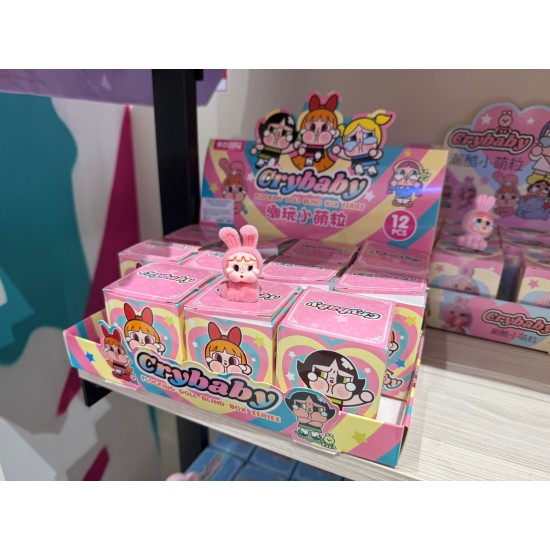 Crybaby V2 Flocking Doll Series Blind Box Random Figure - Plastmasas figūriņa