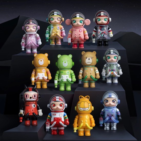 Pop Mart Mega Space Molly 100% Series 3 Blind Box Figure - Plastmasas figūriņa