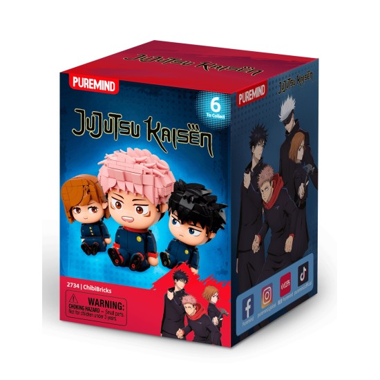 Puremind Jujutsu Kaisen Chibi Bricks Blind Box Build Set - Konstruktors