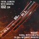 Bleach Bamboo Katana with Sheath Ichigo Shikai Cutting Moon Zangetsu Sword 102cm - Katana