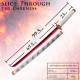 Demon Slayer Carbon Steel with LED Kimetsu no Yaiba - Rengoku Kyoujurou Sword 99,5cm - Oglekļa Tērauda Zobens ar LED (Katana)